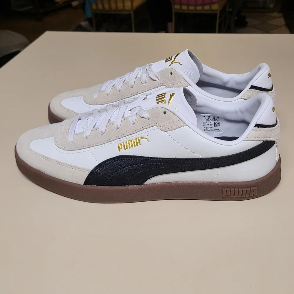 Puma Club 2 Era casual low top soccer sneakers size 13 - Picture 1 of 10
